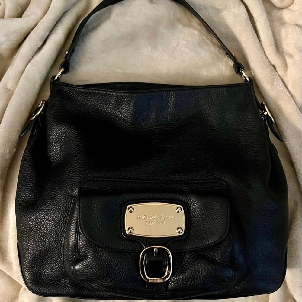 Michael Kors Pebbled Leather Shoulder Bag